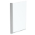 Ideal Standard Connect Square Angle Hinged Bath Screen 1410mm H x 820mm W - 5mm Glass