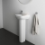 Ideal Standard I.Life A Basin and Full Pedestal 350mm Wide - 1 LH Tap Hole