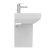 Ideal Standard I.Life S Compact Basin and Semi Pedestal 600mm Wide - 1 Tap Hole