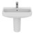 Ideal Standard I.Life S Compact Basin and Semi Pedestal 600mm Wide - 1 Tap Hole