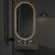 JTP Vision LED Bathroom Mirror with Touch Sensor 1000mm H x 500mm W