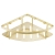 JTP Vos Corner Basket - Brushed Brass