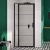 Merlyn Ionic Essence Framed Square Black Inline Hinged Shower Door