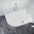 Merlyn MStone 50mm Offset Quadrant Shower Tray