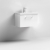 Nuie Arno Wall Hung 1-Drawer Vanity Unit with Basin-1 600mm Wide - Gloss White