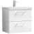 Nuie Arno Wall Hung 2-Drawer Vanity Unit with Basin-3 600mm Wide - Gloss White