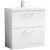 Nuie Arno Floor Standing 2-Drawer Vanity Unit with Basin-1 800mm Wide - Gloss White