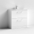 Nuie Arno Floor Standing 2-Drawer Vanity Unit with Basin-4 800mm Wide - Gloss White