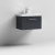 Nuie Arno Wall Hung 1-Drawer Vanity Unit with Basin-3 600mm Wide - Satin Anthracite