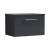 Nuie Arno Wall Hung 1-Drawer Vanity Unit with Worktop 600mm Wide - Satin Anthracite