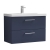 Nuie Arno Wall Hung 2-Drawer Vanity Unit with Basin-3 800mm Wide - Electric Blue