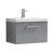 Nuie Arno Wall Hung 1-Drawer Vanity Unit with Basin-1 600mm Wide - Satin Grey