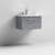 Nuie Arno Wall Hung 1-Drawer Vanity Unit with Basin-4 600mm Wide - Satin Grey