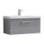 Nuie Arno Wall Hung 1-Drawer Vanity Unit with Basin-1 800mm Wide - Satin Grey