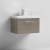 Nuie Arno Wall Hung 1-Drawer Vanity Unit with Basin-1 600mm Wide - Solace Oak Woodgrain