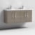 Arno Twin Woodgrain 1200mm 4-Door Wall Hung Vanity Unit