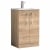 Arno Woodgrain 500mm 2-Door Floor Standing Vanity Unit