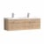 Arno Twin Woodgrain 1200mm 2-Drawer Wall Hung Vanity Unit