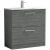 Arno Woodgrain 800mm 2-Drawer Floor Standing Vanity Unit