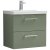 Nuie Arno Wall Hung 2-Drawer Vanity Unit with Basin-1 600mm Wide - Satin Green