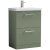 Nuie Arno Floor Standing 2-Drawer Vanity Unit with Basin-1 600mm Wide - Satin Green