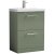 Nuie Arno Floor Standing 2-Drawer Vanity Unit with Basin-3 600mm Wide - Satin Green