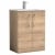 Arno Woodgrain 600mm 2-Door Floor Standing Vanity Unit