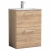 Arno Woodgrain 600mm 2-Drawer Floor Standing Vanity Unit