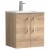 Arno Woodgrain 500mm 2-Door Wall Hung Vanity Unit