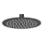 Nuie Arvan Round Fixed Shower Head 200mm x 200mm - Matt Black