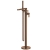 Nuie Arvan Freestanding Bath Shower Mixer Tap with Shower Kit - Brushed Bronze