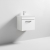 Nuie Athena Wall Hung 1-Drawer Vanity Unit with Basin-3 500mm Wide - Gloss White