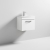 Nuie Athena Wall Hung 1-Drawer Vanity Unit with Basin-4 500mm Wide - Gloss White