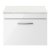 Nuie Athena Wall Hung 1-Drawer Vanity Unit with Sparkling White Worktop 600mm Wide - Gloss White