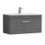 Nuie Athena Wall Hung 1-Drawer Vanity Unit with Basin-4 800mm Wide - Anthracite Woodgrain