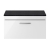 Nuie Athena Wall Hung 1-Drawer Vanity Unit with Sparkling Black Worktop 800mm Wide - Gloss White