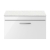 Nuie Athena Wall Hung 1-Drawer Vanity Unit with Sparkling White Worktop 800mm Wide - Gloss White