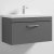 Nuie Athena Wall Hung 1-Drawer Vanity Unit with Basin-1 800mm Wide - Gloss Grey