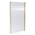 Nuie Pacific Square Bath Screen with Fixed Return Panel 1430mm H x 795mm W - 6mm Glass