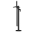 Nuie Binsey Freestanding Bath Shower Mixer Tap with Shower Kit - Matt Black