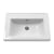 Nuie Classique Floor Standing 2-Door Vanity Unit with Classic Basin 800mm Wide Satin White - 0 Tap Hole