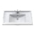 Nuie Classique Wall Hung 1-Drawer Vanity Unit with Traditional Basin 600mm Wide Satin Anthracite - 1 Tap Hole