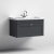 Nuie Classique Wall Hung 1-Drawer Vanity Unit with Traditional Basin 800mm Wide Satin Anthracite - 1 Tap Hole