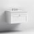 Nuie Classique Wall Hung 1-Drawer Vanity Unit with Basin 800mm Wide Satin White - 3 Tap Hole