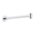 Nuie Contemporary Wall Mounted Shower Arm 328mm Length - Chrome