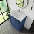 Nuie Deco Floor Standing 2-Door Vanity Unit with Basin-2 600mm Wide - Satin Anthracite