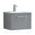 Nuie Deco Wall Hung 1-Drawer Vanity Unit with Basin-4 500mm Wide - Satin Grey