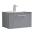 Nuie Deco Wall Hung 1-Drawer Vanity Unit with Basin-2 600mm Wide - Satin Grey