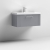 Nuie Deco Wall Hung 1-Drawer Vanity Unit with Basin-3 800mm Wide - Satin Grey