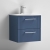 Nuie Deco Wall Hung 2-Drawer Vanity Unit with Basin-4 500mm Wide - Satin Blue